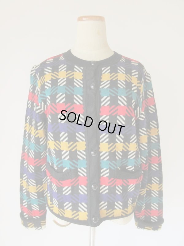 画像3: マルチカラーのニットカーディガン