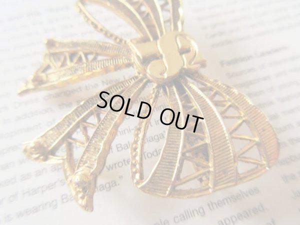 画像5: クラシカルなリボンブローチ