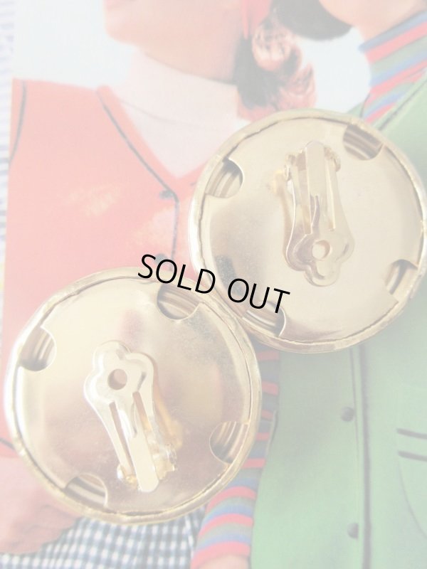 画像5: Dead stock*異素材組み合わせのクラシカルイヤリング　