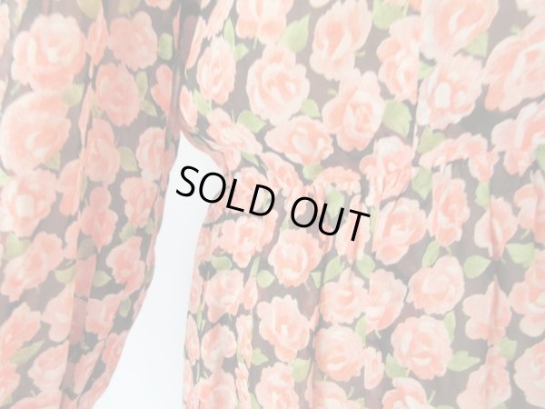 画像9: お仕立て品の１点モノ*シフォン地のフラワーワンピース