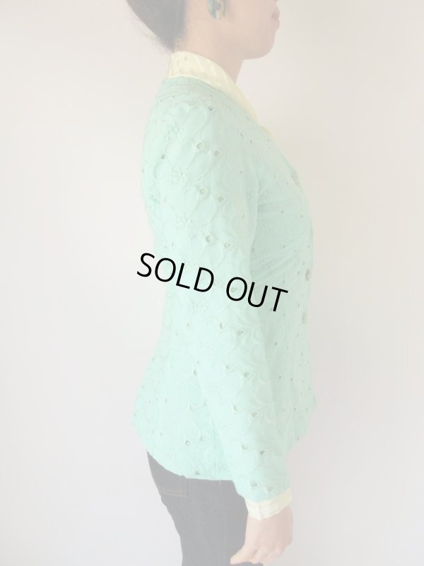 画像6: 【ネックレスと2点セット*】お仕立て品の１点モノ*綺麗色ジャケット