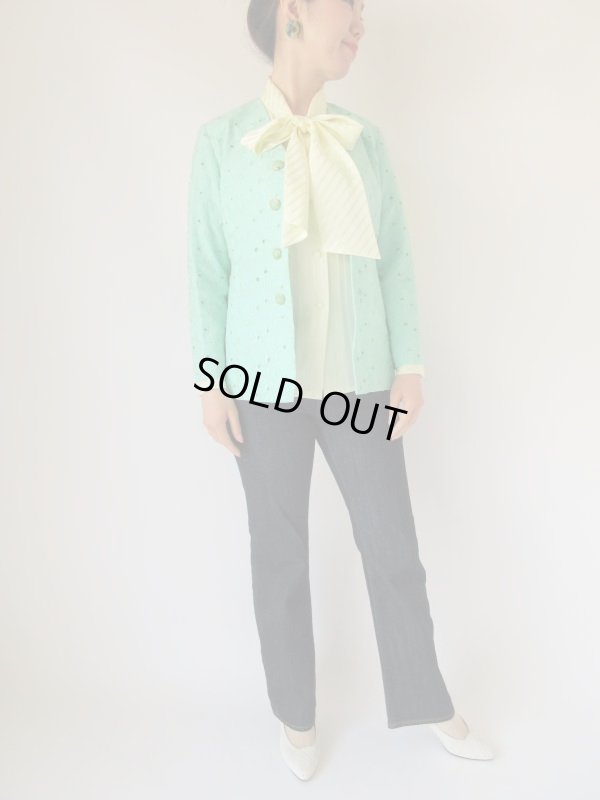 画像3: 【ネックレスと2点セット*】お仕立て品の１点モノ*綺麗色ジャケット