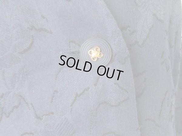 画像6: リーフモチーフのネイビージャケット