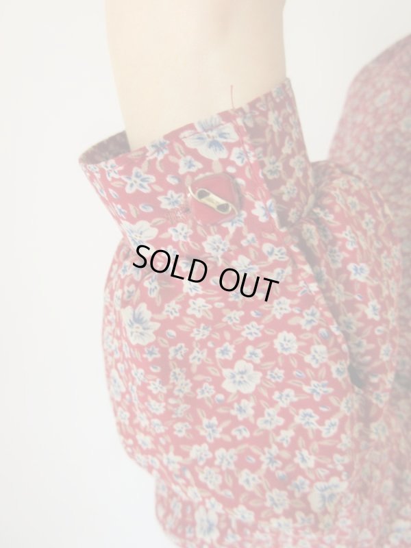 画像11: Dead stock*ロマンティックな花柄とステッチのセットアップ