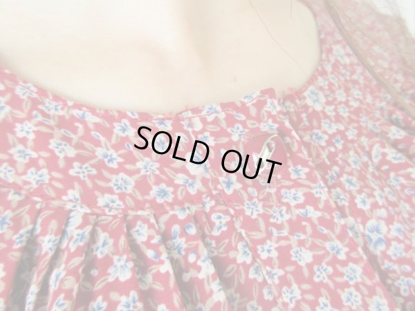 画像16: Dead stock*ロマンティックな花柄とステッチのセットアップ