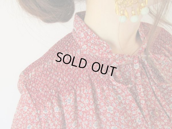 画像7: Dead stock*ロマンティックな花柄とステッチのセットアップ