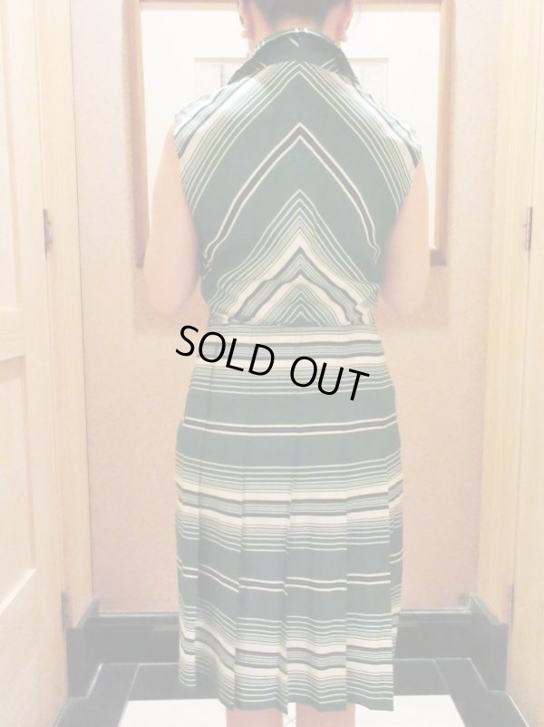 画像5: グラデーションラインの海外ヴィンテージワンピース