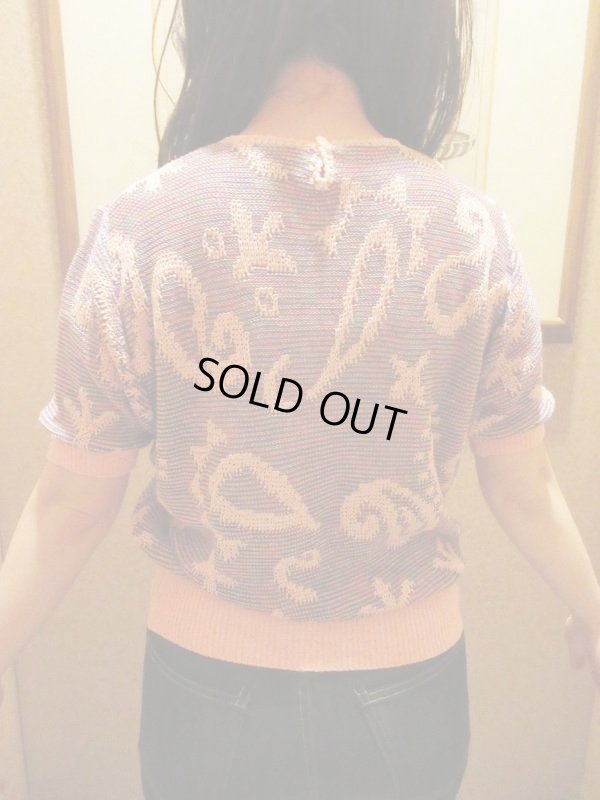 画像6: Dead stock*ペイズリー柄サマーニット