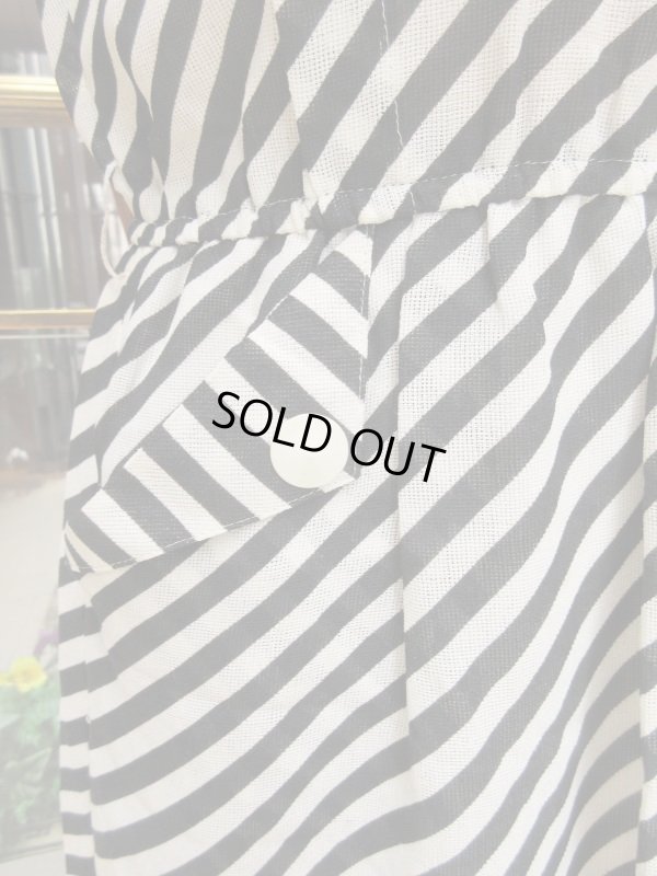 画像7: black&whiteバイカラーワンピース 