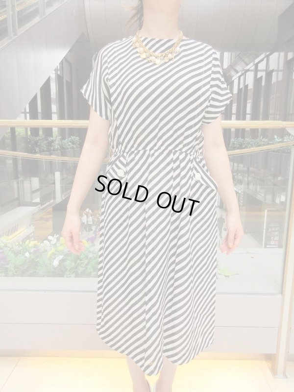 画像3: black&whiteバイカラーワンピース 