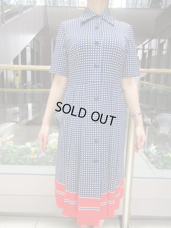 画像3: トリコロールスクエアーのワンピース