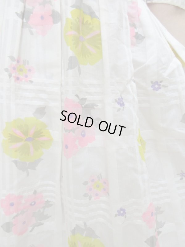 画像7: お仕立て*レトロフラワーワンピース