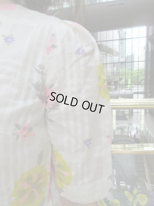 画像6: お仕立て*レトロフラワーワンピース