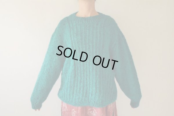 画像3: 鮮やかグリーンニット