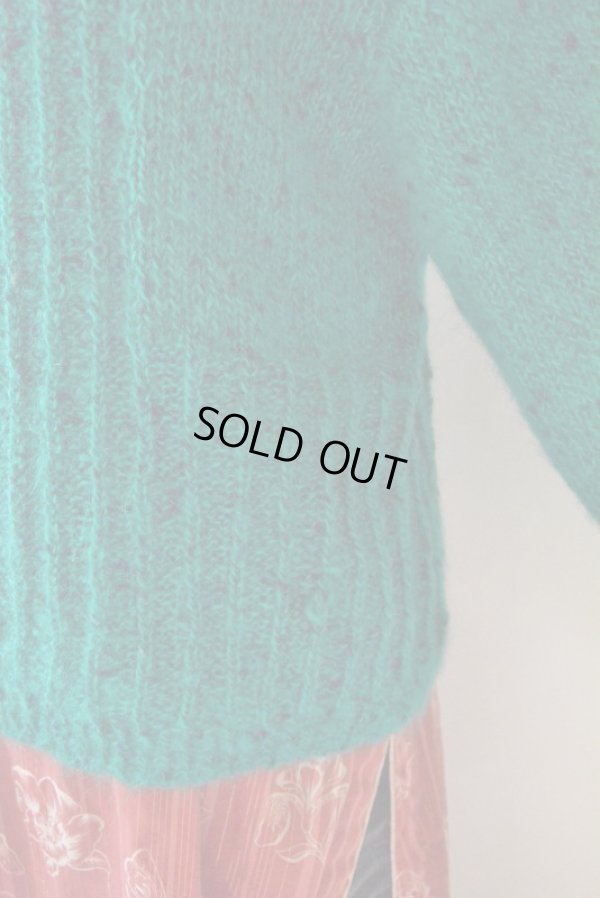 画像7: 鮮やかグリーンニット