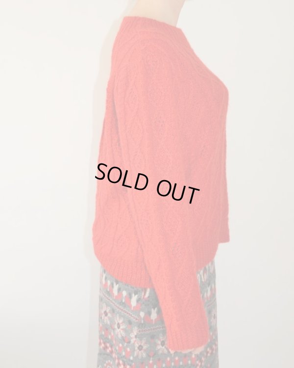 画像5: 鮮やかレッドのニット