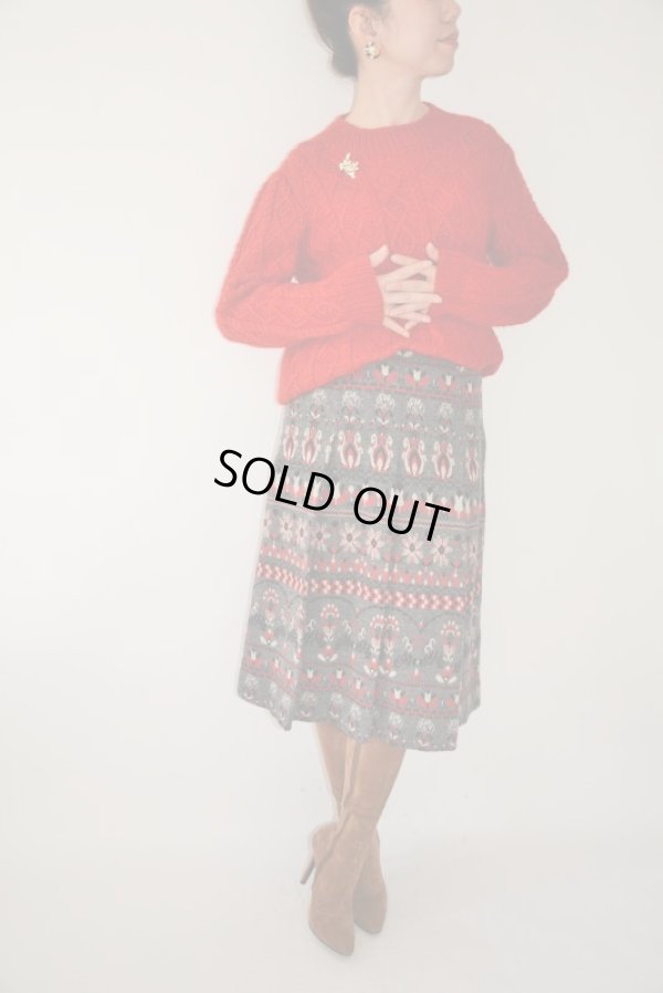 画像3: 鮮やかレッドのニット