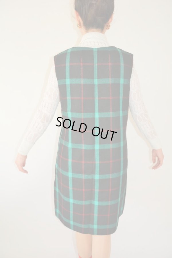 画像5: 大人レトロなチェック柄ワンピース