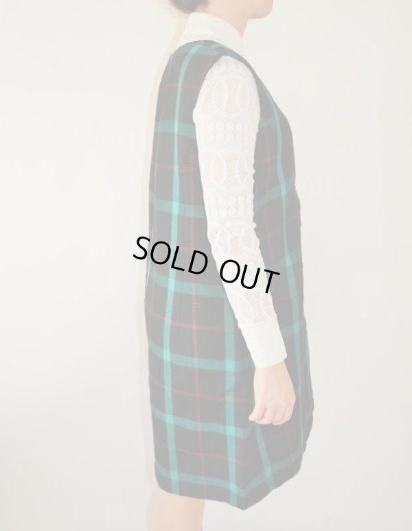 画像4: 大人レトロなチェック柄ワンピース