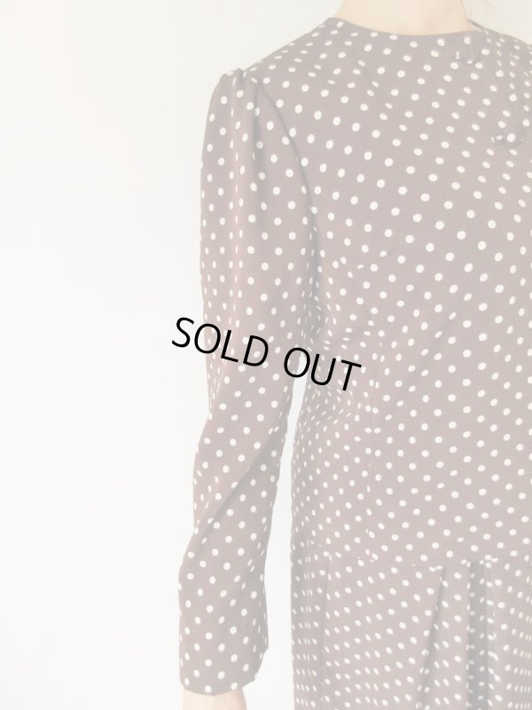 画像7: 【お仕立て品の１点モノ*】クラシカルな水玉セットアップ