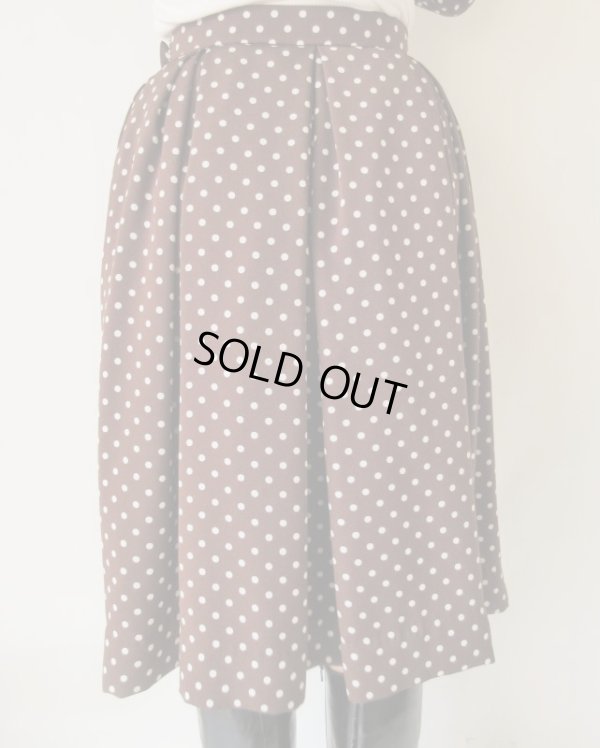 画像10: 【お仕立て品の１点モノ*】クラシカルな水玉セットアップ