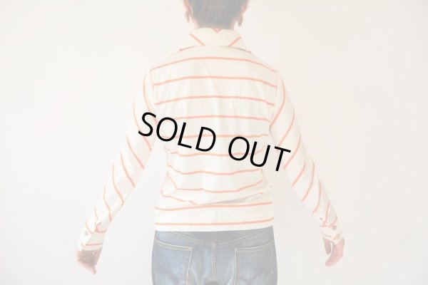 画像7: ビタミンオレンジのボーダーシャツ