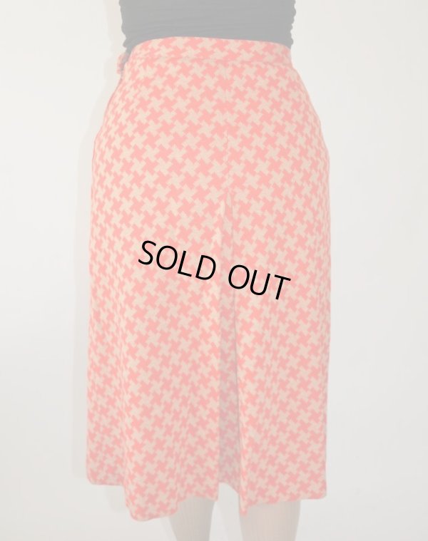 画像13: ツートンカラーのレトロ柄セットアップ