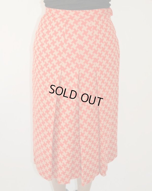 画像11: ツートンカラーのレトロ柄セットアップ