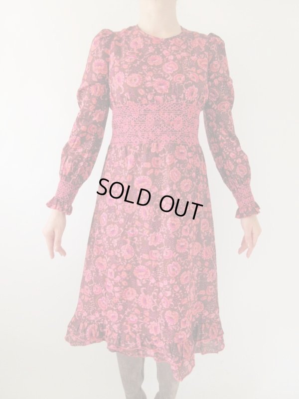 画像3: 【お仕立て品の１点モノ】ウエストステッチワンピース