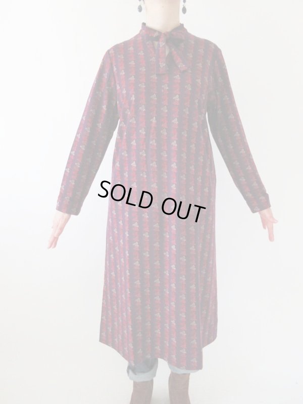 画像3: 【ゆったりsize*】葉っぱ柄ワンピース