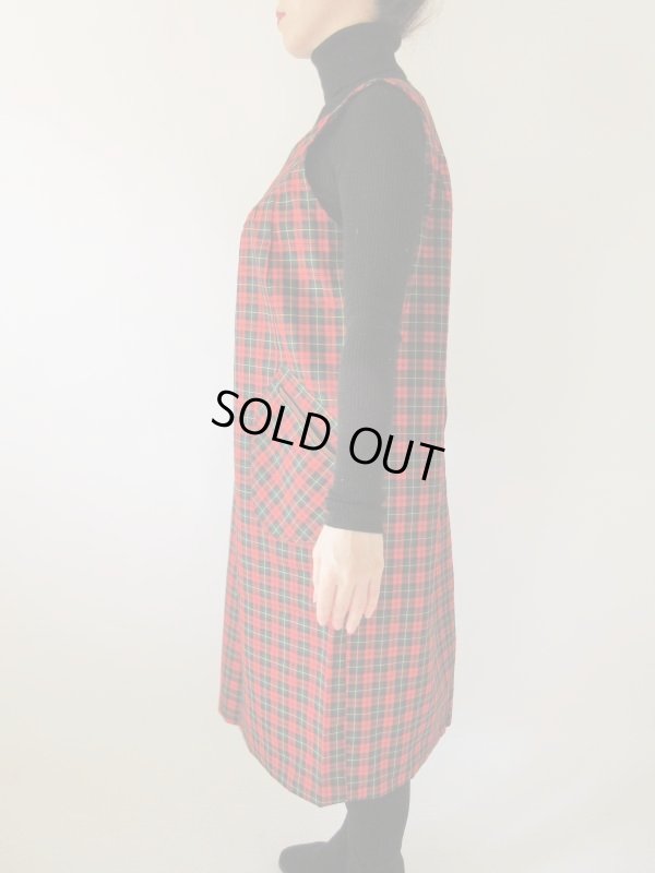 画像4: 【ゆったりsize*】大人レトロなチェック柄ワンピース