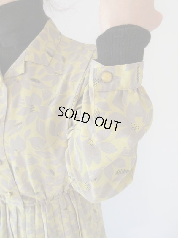 画像6: 【１３号size*】大人クラシカルな花柄ワンピース 