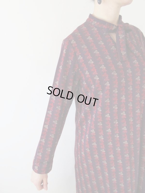 画像7: 【ゆったりsize*】葉っぱ柄ワンピース