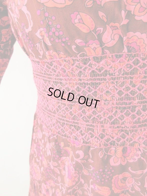 画像8: 【お仕立て品の１点モノ】ウエストステッチワンピース