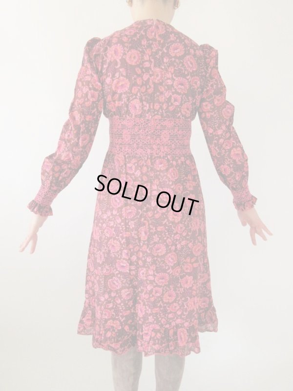 画像5: 【お仕立て品の１点モノ】ウエストステッチワンピース