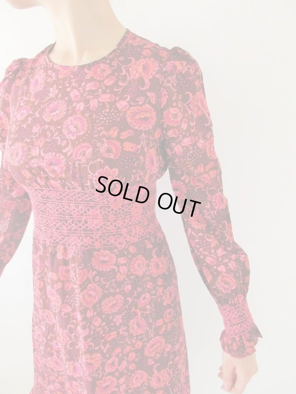 画像6: 【お仕立て品の１点モノ】ウエストステッチワンピース