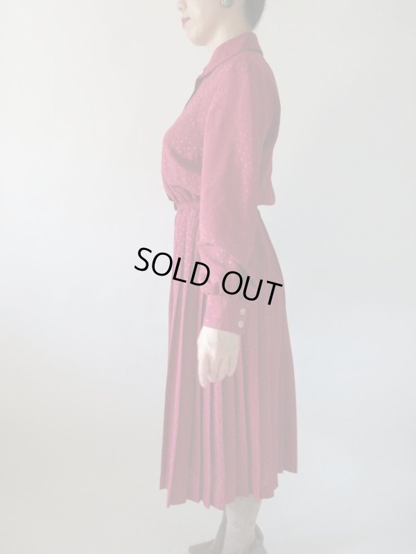 画像4: 【１１号size*】大人クラシカルな水玉ワンピース 