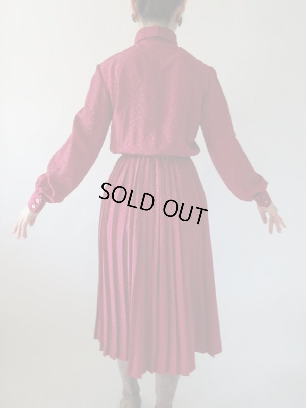 画像5: 【１１号size*】大人クラシカルな水玉ワンピース 