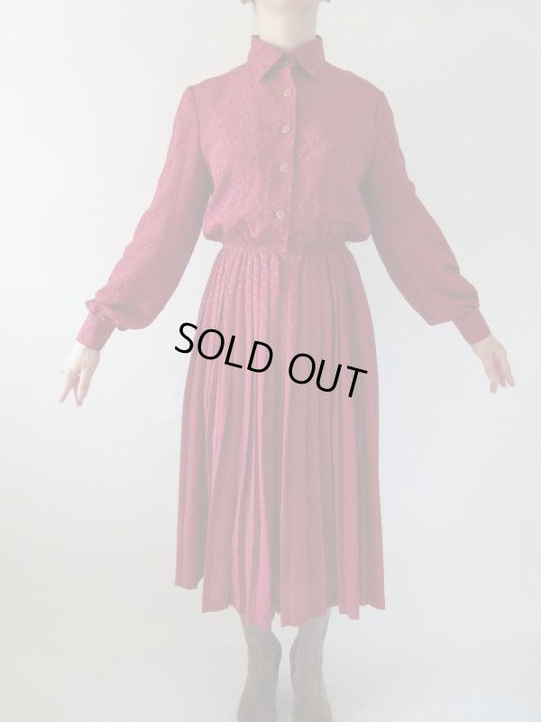 画像3: 【１１号size*】大人クラシカルな水玉ワンピース 