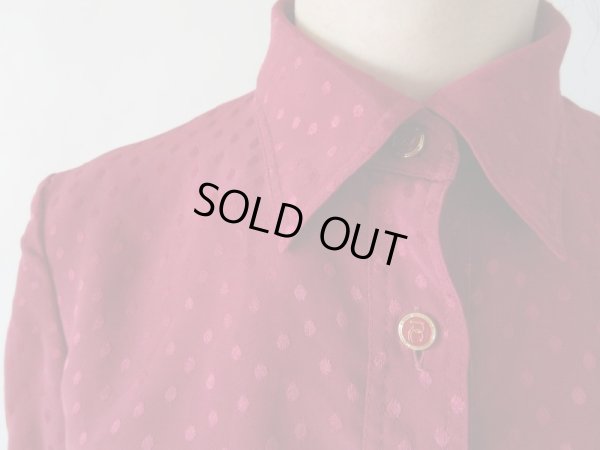 画像6: 【１１号size*】大人クラシカルな水玉ワンピース 