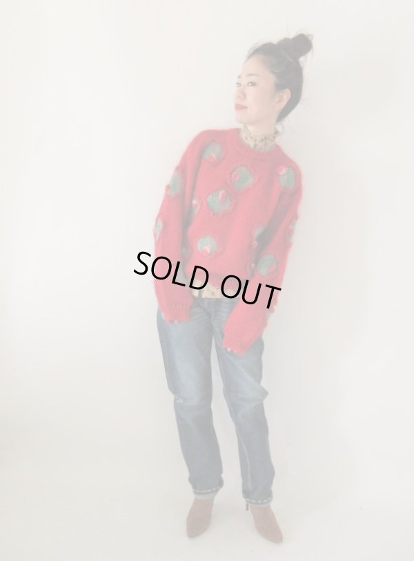 画像3: 【大人も二度見する*】立体お花モチーフニット