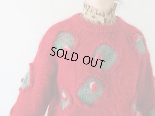 画像7: 【大人も二度見する*】立体お花モチーフニット