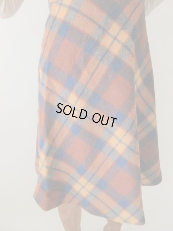 画像7: 【チャーミングに楽しむ*】キャメルチェックのワンピース