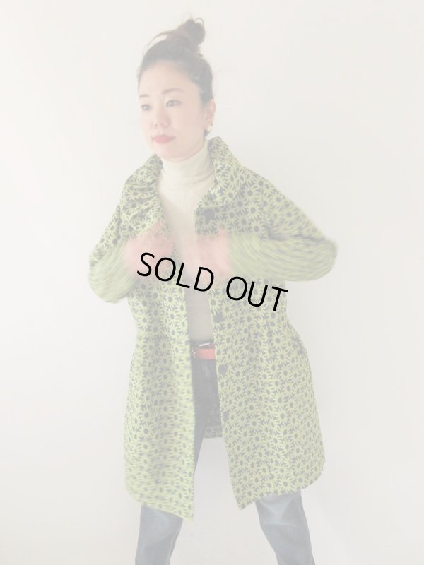 画像3: 【ほど良くハリのある素材もいい*】デイジー柄コート