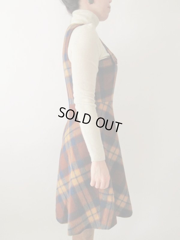 画像4: 【チャーミングに楽しむ*】キャメルチェックのワンピース
