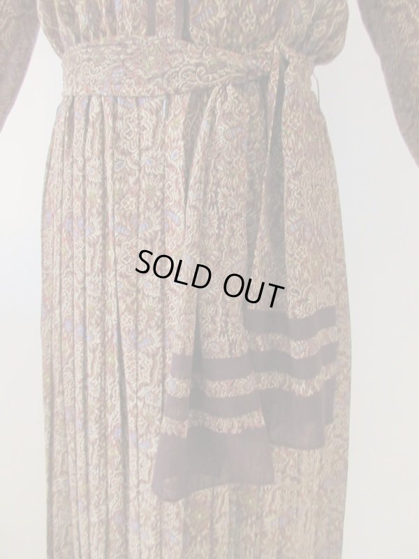 画像9: 【１３号size*】大人クラシカルな花柄ワンピース 