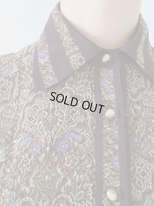 画像6: 【１３号size*】大人クラシカルな花柄ワンピース 