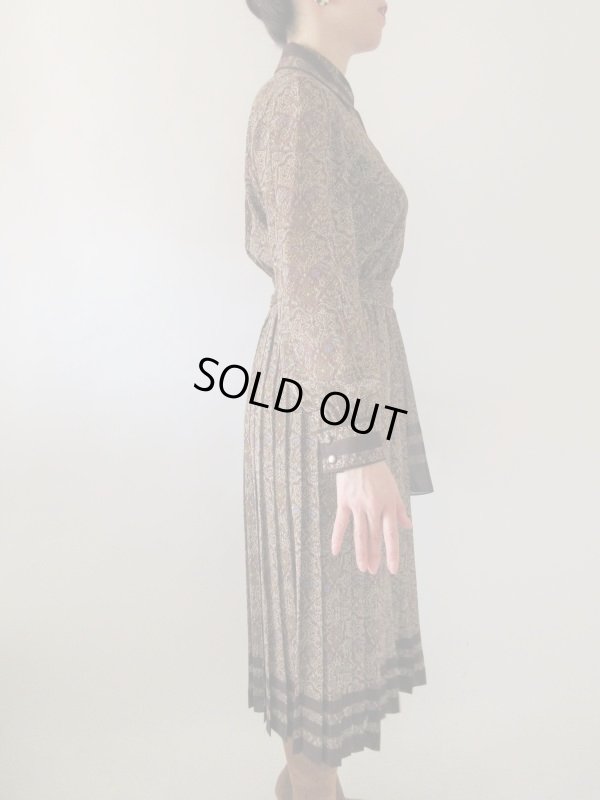 画像4: 【１３号size*】大人クラシカルな花柄ワンピース 