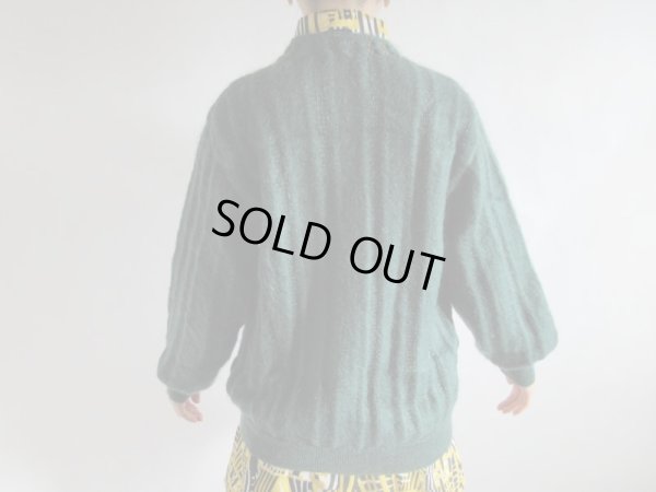 画像5: 【ゆるっと羽織る*】深みグリーンのニットカーディガン