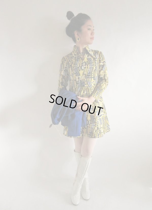 画像3: 【このインパクトが欲しかった*】レトロデザインワンピ